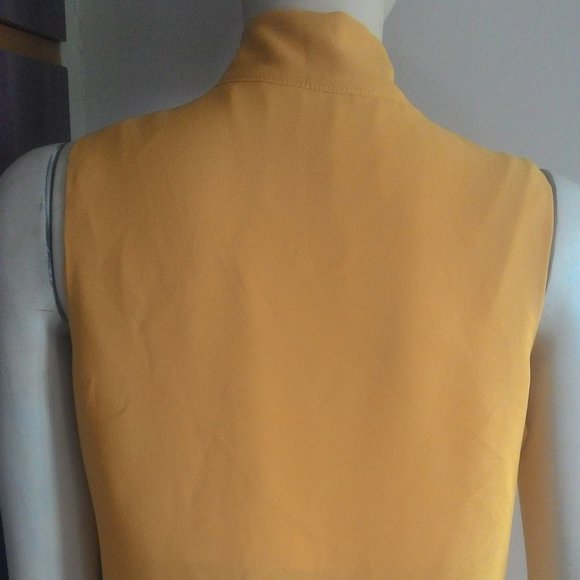 AVBL Retro Yellow Top + Pleated Midi Skirt Coord Set - XS/S - Picture 4 of 4